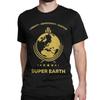 Helldivers Super Earth Diving Into Hell for Men Women T Shirts Vintage Tees Short Sleeve T-Shirts Pure Cotton Big Size Tops