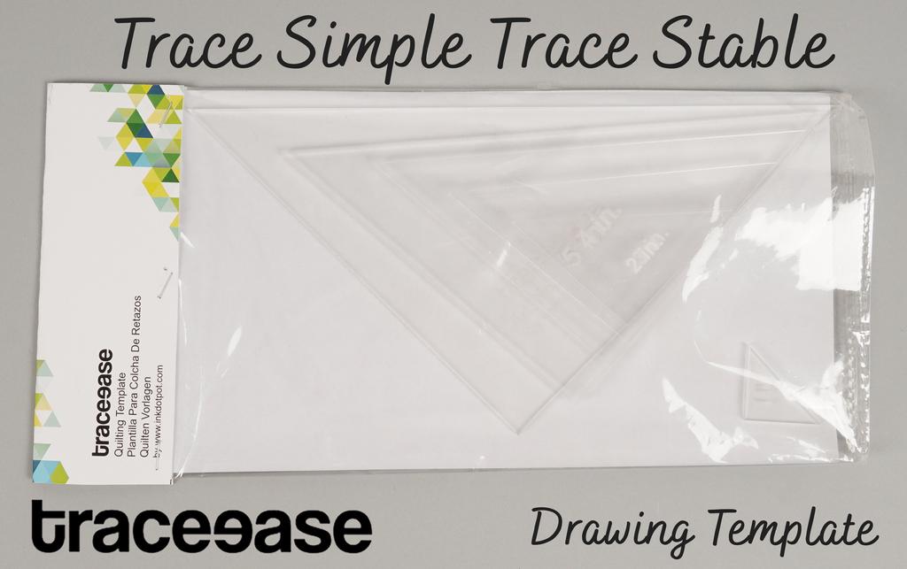 Traceease 6 шт. прямоугольные треугольные геометрические шаблоны-шаблоны 1, 2, 3, 4, 5, 6 дюймов, трафаретная линейка «сделай сам», для геометрических измерений — толщина 1,8 дюйма