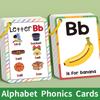 A-Z Cards English Alphabet Cards 26 Letters Montessori Learning Cards  Home Learning