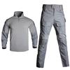 Camouflage Tactical Training Suit Men Women - Long Sleeve Combat Uniform With Pants Breathable Durable Cotton Blend