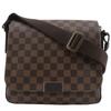 District PM Shoulder Bag N41213 Brown Damier Canvas Unisex Used