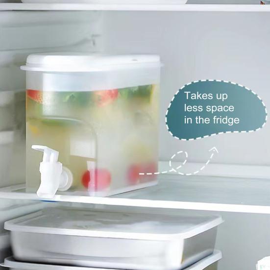 Диспенсер для холодного чайника 3,5/5 л, диспенсер для воды с краном, устойчивый к высоким температурам, кувшин для чая со льдом, кувшин для сока для вечеринки, ресторана, кухонной кладовой