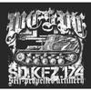 Танк Сд. Кфз. Футболка 124 Wespe Self-propelled Artillery, 100% хлопок, с круглым вырезом, летняя, повседневная мужская футболка с коротким рукавом