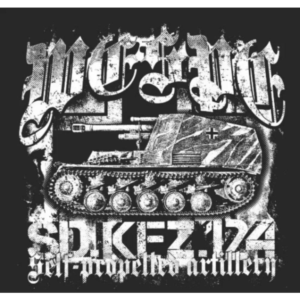 Танк Сд. Кфз. Футболка 124 Wespe Self-propelled Artillery, 100% хлопок, с круглым вырезом, летняя, повседневная мужская футболка с коротким рукавом