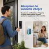 TUYA 2.4G WiFi Video Doorbell 1080P Wireless Bell Tuya APP Smart Intercom Camera IP65 Waterproof Ring Bell with 4000mAh Battery