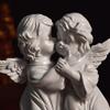 Resin Crafts High Quality Peaceful Prayer Angel Figurine Desktop Ornaments Sculpture Flower Fairy