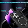 Чехол Magsafe с магнитной адсорбцией для iPhone 15 Pro Max iPhone14 Plus 13 Pro 12 11 Pro, металлический держатель, выдвижная защитная крышка для камеры