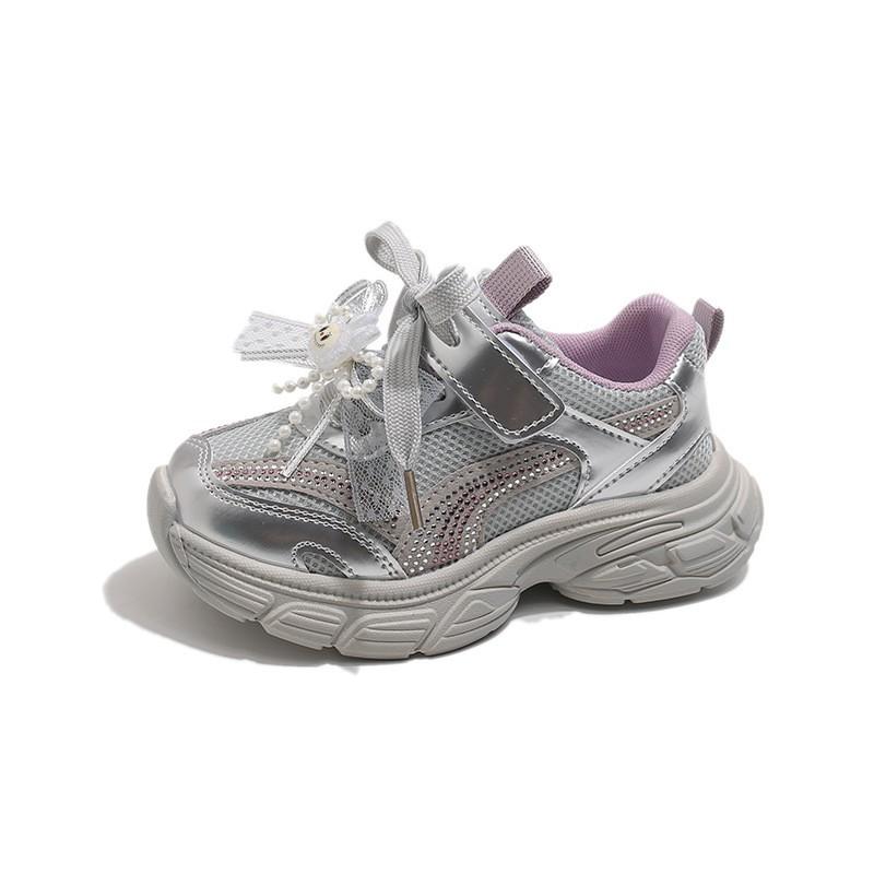 Kids Chunky Sneakers Girls Boys Breathable Mesh Upper Lightweight Casual Shoes Fall Outdoor Walking
