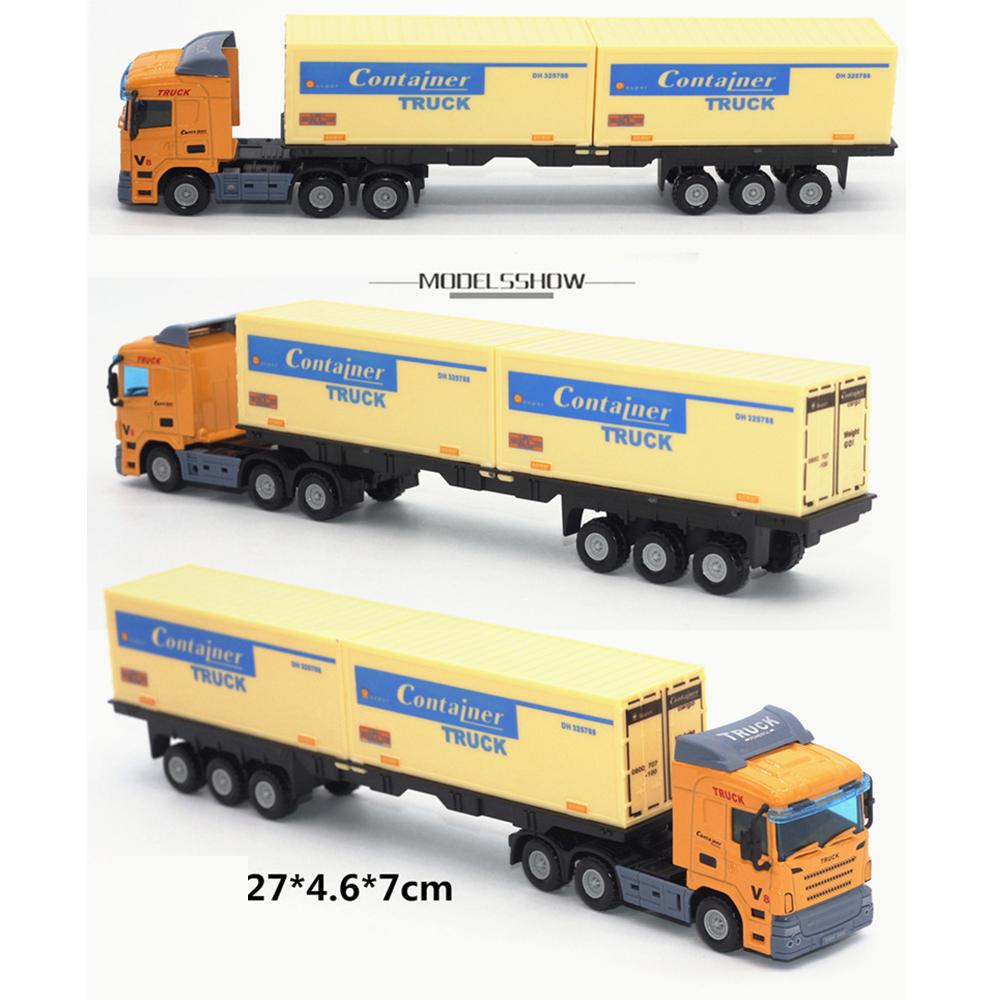 1/43 модель автомобиля из сплава, модель контейнеровоза, детская игрушка