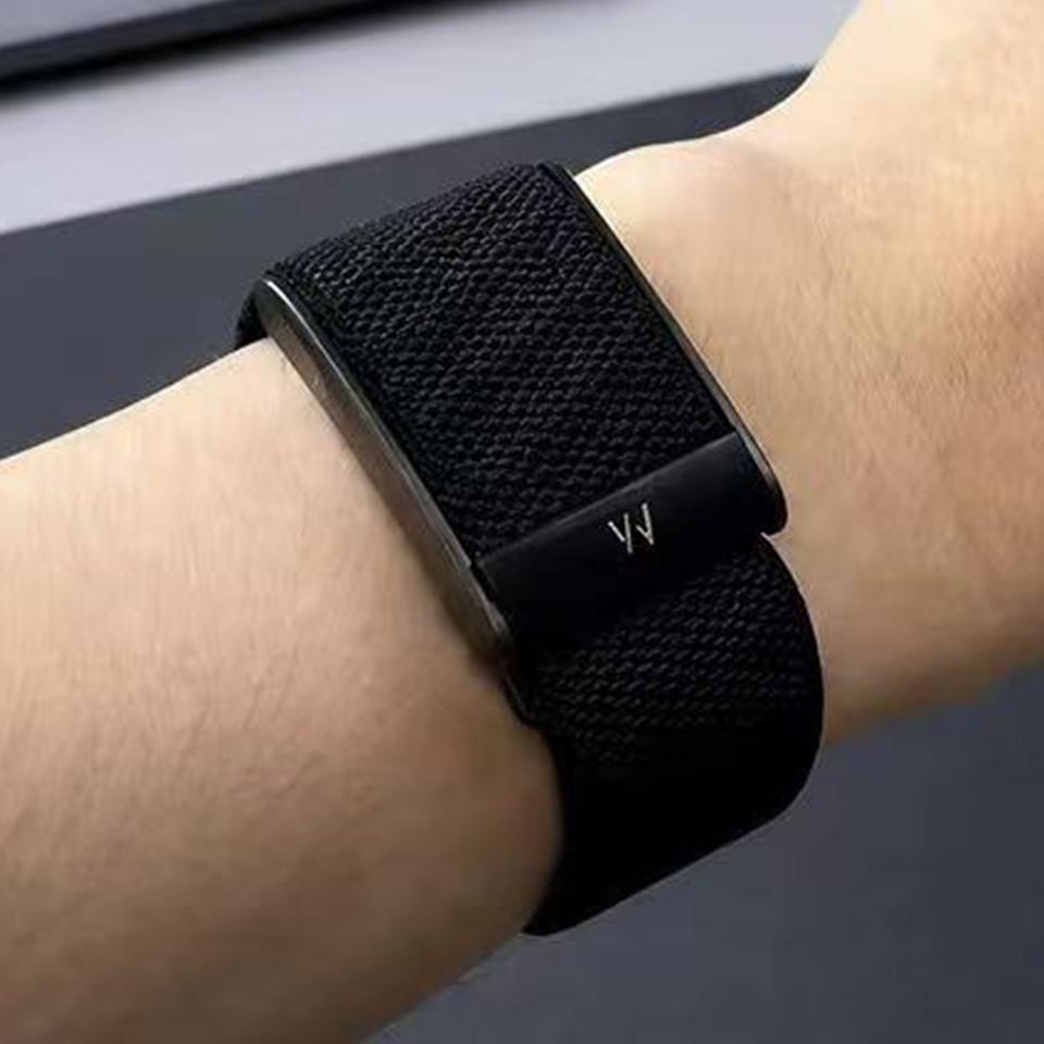 Advanced For Whoop 5.0 Mg Straps Wristband W Logo Band Nylon Woven Elastic Whoop Sports Black Silver Gold Replacement Straps