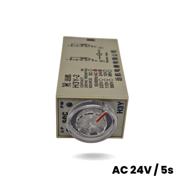 Przekaźnik czasowy ac 24v / 5s / 8 pin