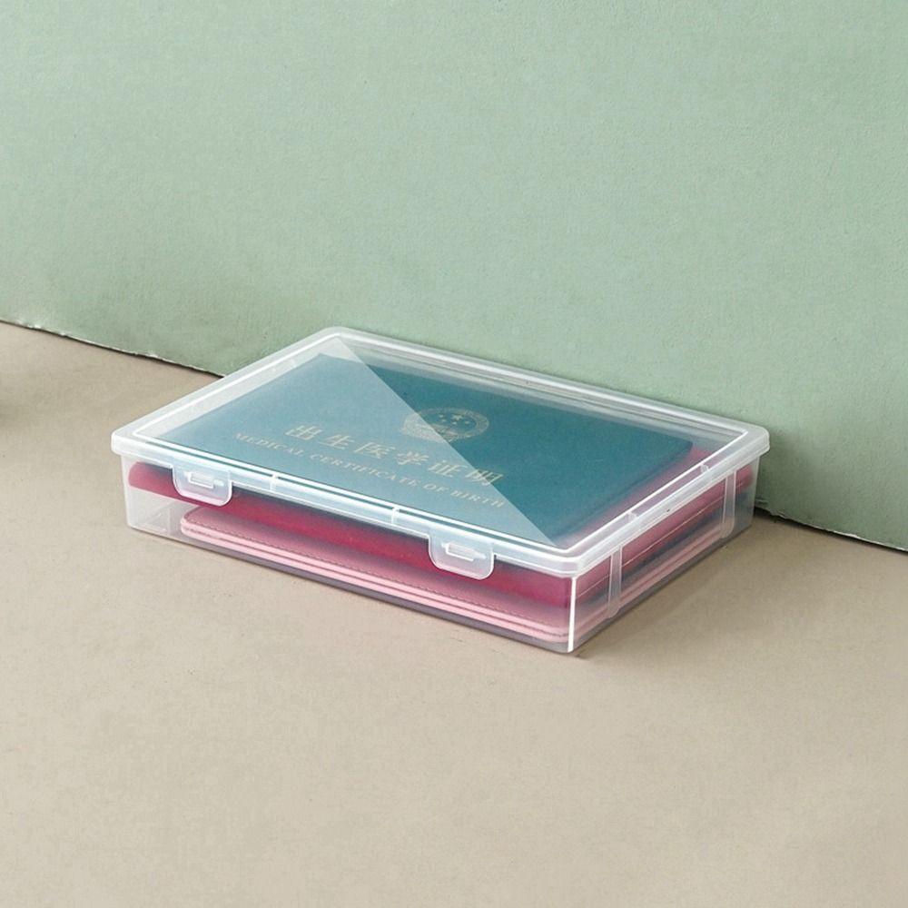 Paper Sorting Certificate Moisture-Proof Storage Box Desktop Organizer File Box Document Case
