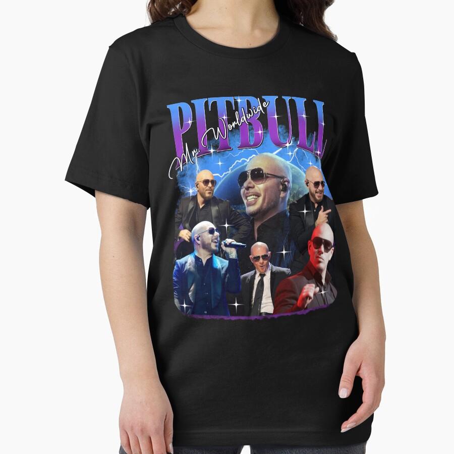 Pitbull Mr.Worlwide Retro 90s Essential T-Shirt