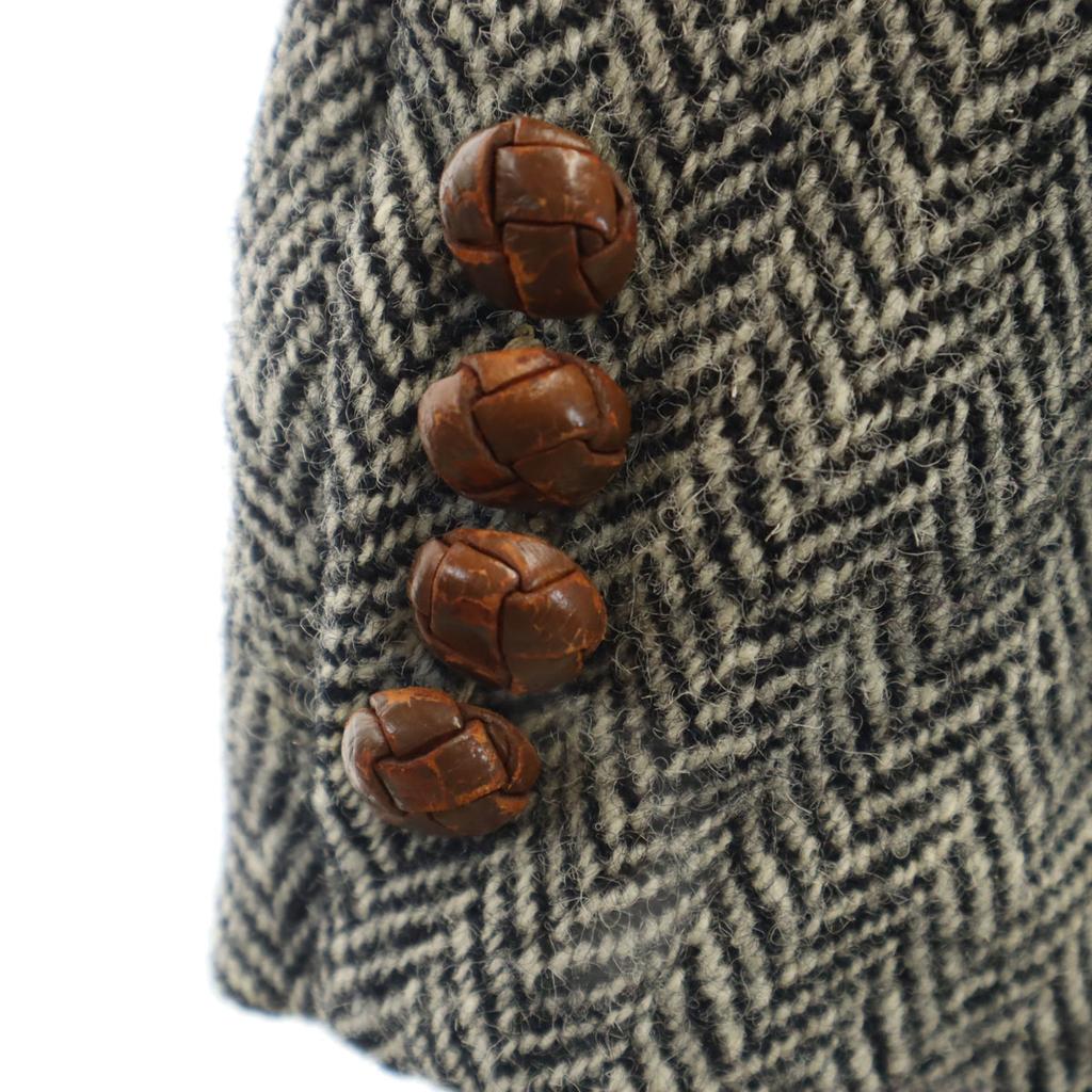 Polo by Ralph Lauren 80-е Винтажный Зеленый Бирк Шевирон Приталенный пиджак 16 Женский Б/У