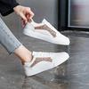 Contrasting Color Little White Shoes Women's 2024 New Autumn and Winter Ins Tide Korean Version Versatile Sports Running Shoes Student Flat Basepl