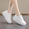 Women's Platform Sneakers Outdoor Fashion White Height Increasing Casual Shoes High Quality Female Designer Versatile Shoes New