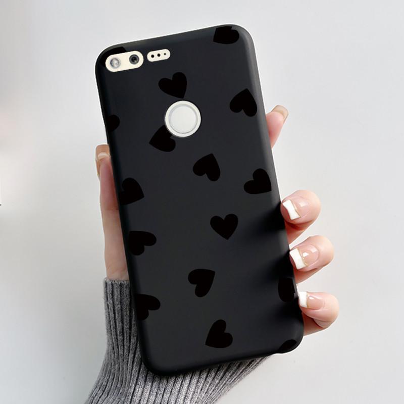 Роскошный Милый Кролик Любовь Мультяшный Забавный Чехол Для Google Pixel XL Pixel1 1 XL Черный Силиконовый Мягкий Чехол Для Телефона Защитная Задняя Крышка
