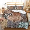 Kit Leopard Animal Digital Printing Quilt Cover Two Or Three Piece Set