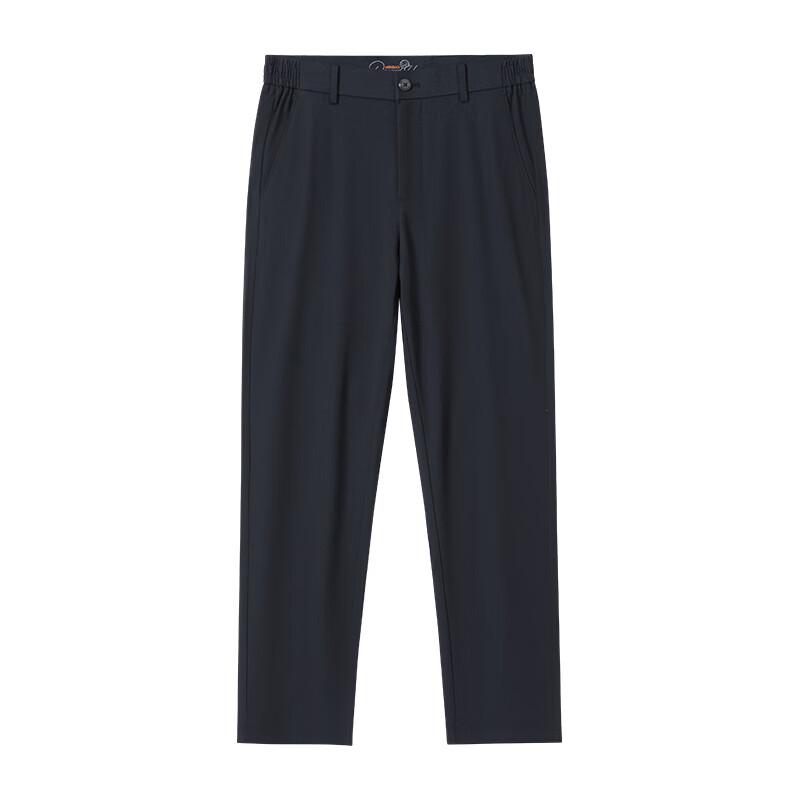 Мужские брюки прямого кроя из смесовой ткани лиоцелл, стиль business casual, W8136