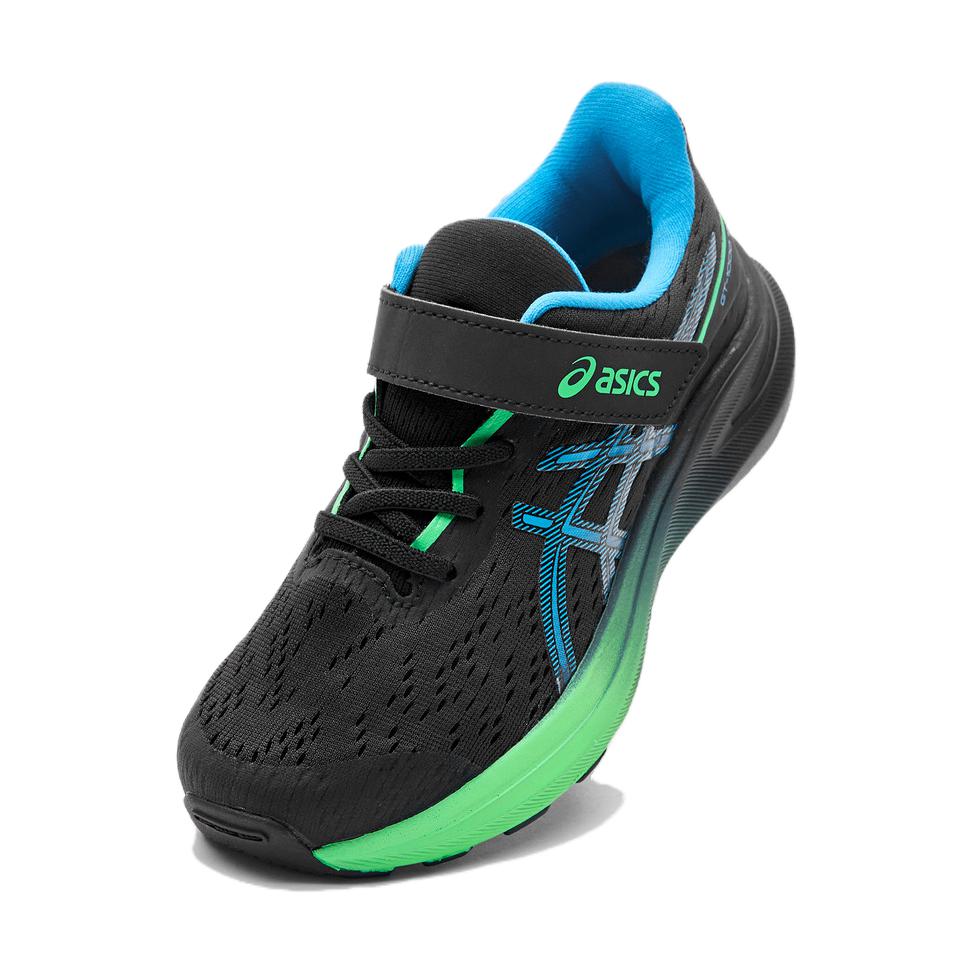 Asics GT 1000 13 PS Black Digital Aqua Kids Sneakers 1014A344-001