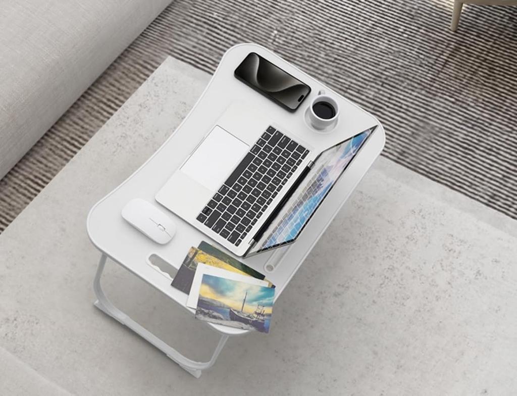 НОВЫЙ Многофункциональный Складной 60см Шириной x 40см Глубиной x 28см Идеально для Одиночного Низкого Компьютера Без Сборки Многофункциональный ПК Мини Подходит для Обеденного [2025