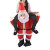 Santa Costume Funny Father Christmas Riding Inflatable Show Party Cosplay Role Playing Props