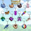 Игра Stardew Valley Юнимосы Звездная Капля Косплей Брелок Кавайный Акриловый Пиксельный Кулон Брелок Брелок Аксессуары для Сумки Подарок Реквизит