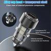 100W USB Car Charger Adapter 30W Type C Fast Charging PD Quick Charger in Car for iPhone 15 Xiaomi Huawei Mobile Phone Charger