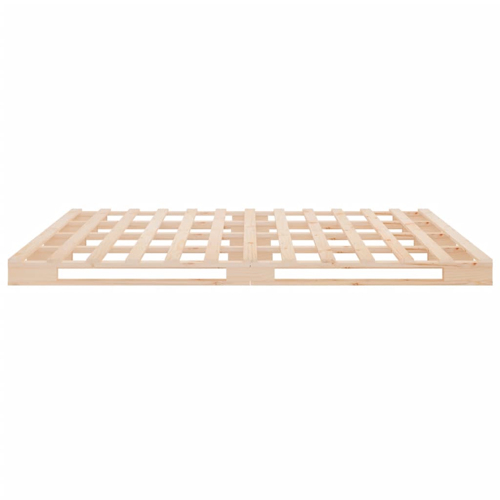 Pallet Bed 135 x 190 cm Solid Pine Wood