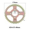 Цепи 428 37T/40T/41T/43T/48T 37MM-76MM Звездочки Задние Звездочки Для 110cc 125cc 140cc Мотоциклов Грязевых Питбайков