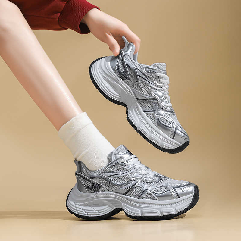 Модные кроссовки Parkside Normal из красной кожи, вулканизированные, женские, серебристые ботинки, женская обувь, спорт, суперпредложения, спортивный пирог, последние