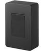 Yamazaki Magnetic Wet Wipe X X Tower Easy Silicone 5315 Holder, Black, Approx. W11.5 D5.7 H17cm, Design, One-Hand Opening, Lid,