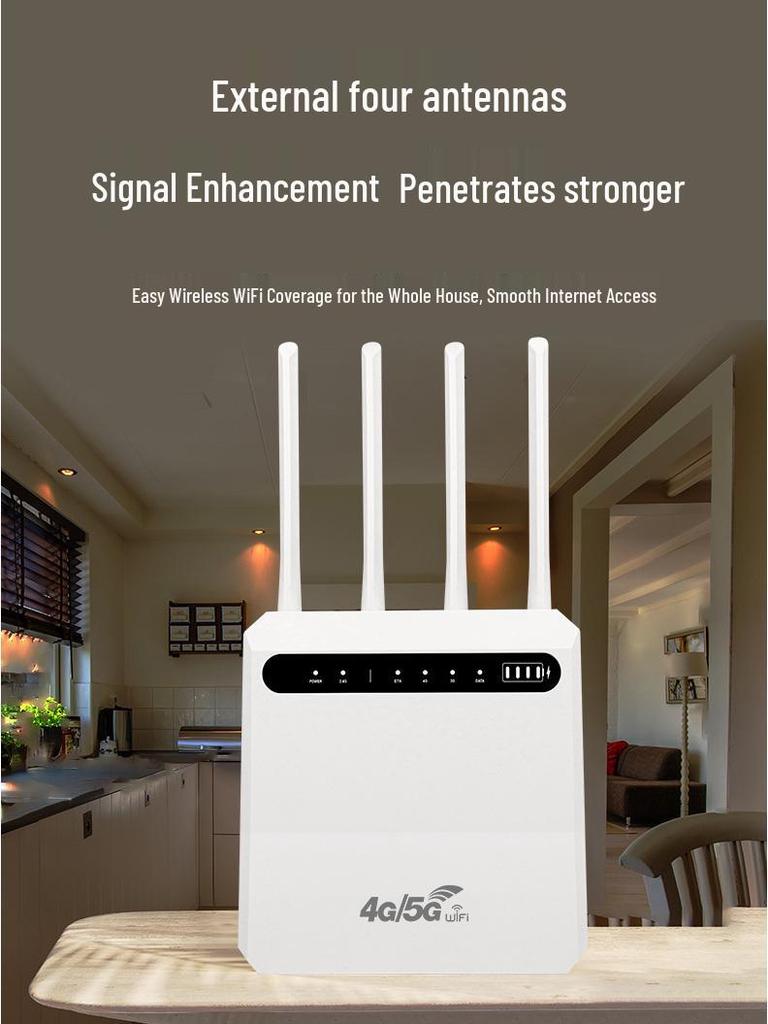 WiFi 6 LTE 4G Роутер с опциональной батареей - Совместим в США, Европе, Азии, Южной и Северной Америке.