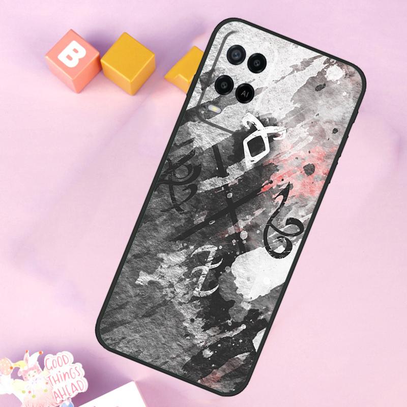 Ангельская Руна Чехол Теневые Охотники Для Oppo A17 A57 A16 A76 A96 A60 A40 A80 A18 A38 A58 A78 A98 A15 A54 A74 A94 A6 A5 Pro
