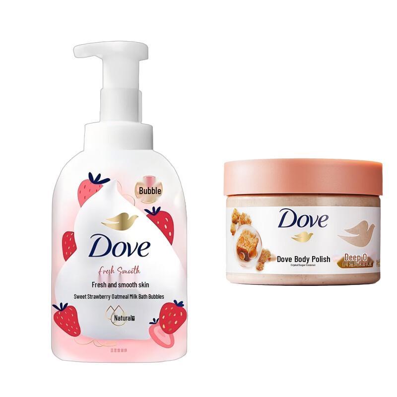 DOVE Набор: Пена для душа и скраб для тела