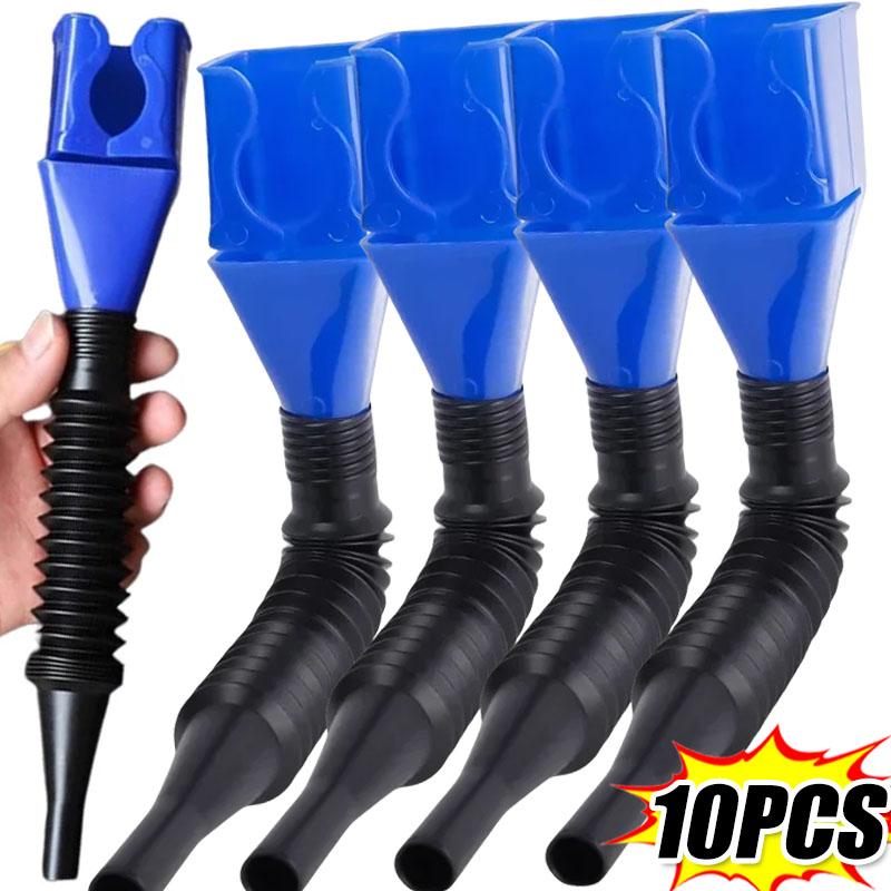 1-10 шт. Автомобильные воронки для заправки, телескопическая портативная пластиковая воронка для автомобиля, мотоцикла, масла, бензина, воронка для заправки, аксессуары для инструментов