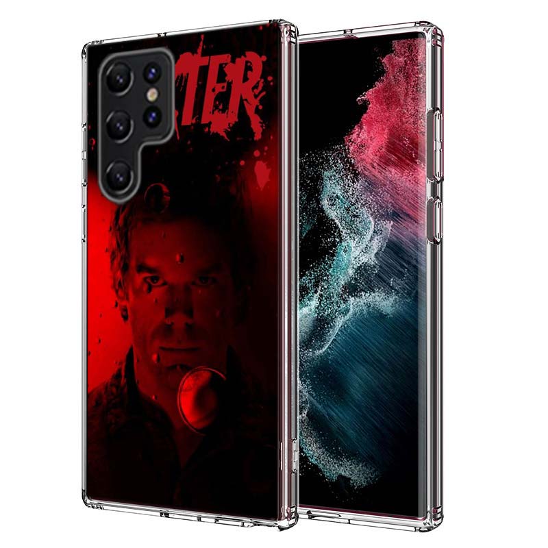 TV Show Dexter Morgan Capa Phone Case For Samsung S26 Ultra S25 Edge Galaxy S23 S21 S20 S24 FE S22 S10 Plus Cover Clear TPU Shel