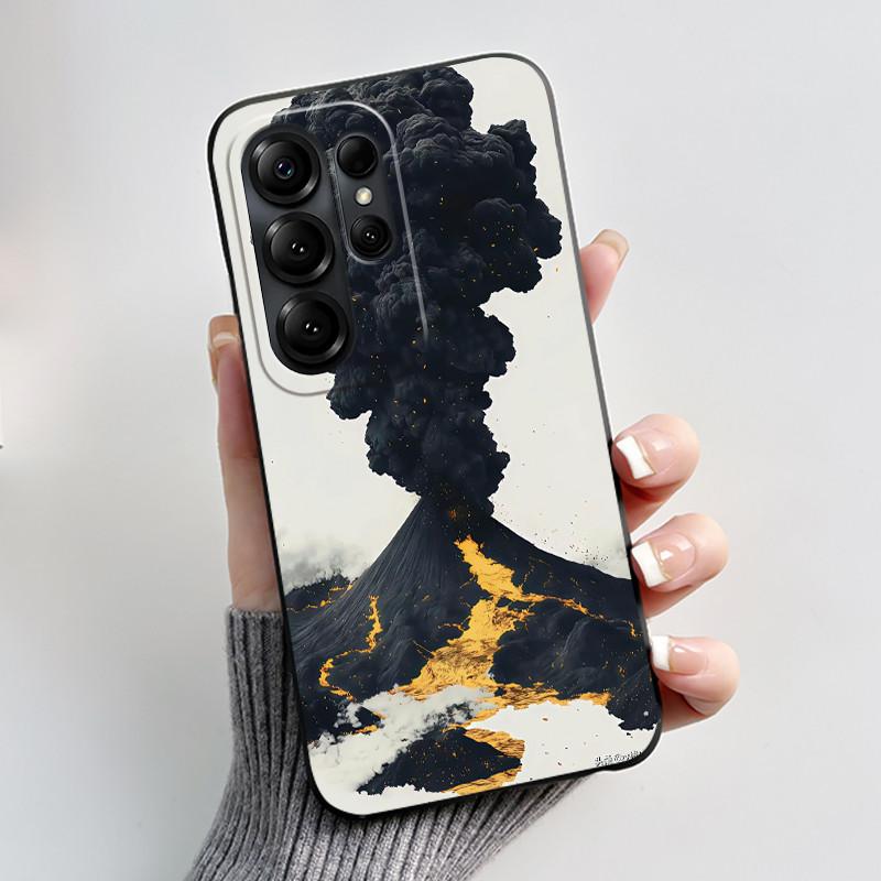 Anti-scratch Phone Case For Doogee Note 56X/56X Pro Casing Soft Silicone Beautiful Brightly Colored Sunflowe Pattern Black Cover