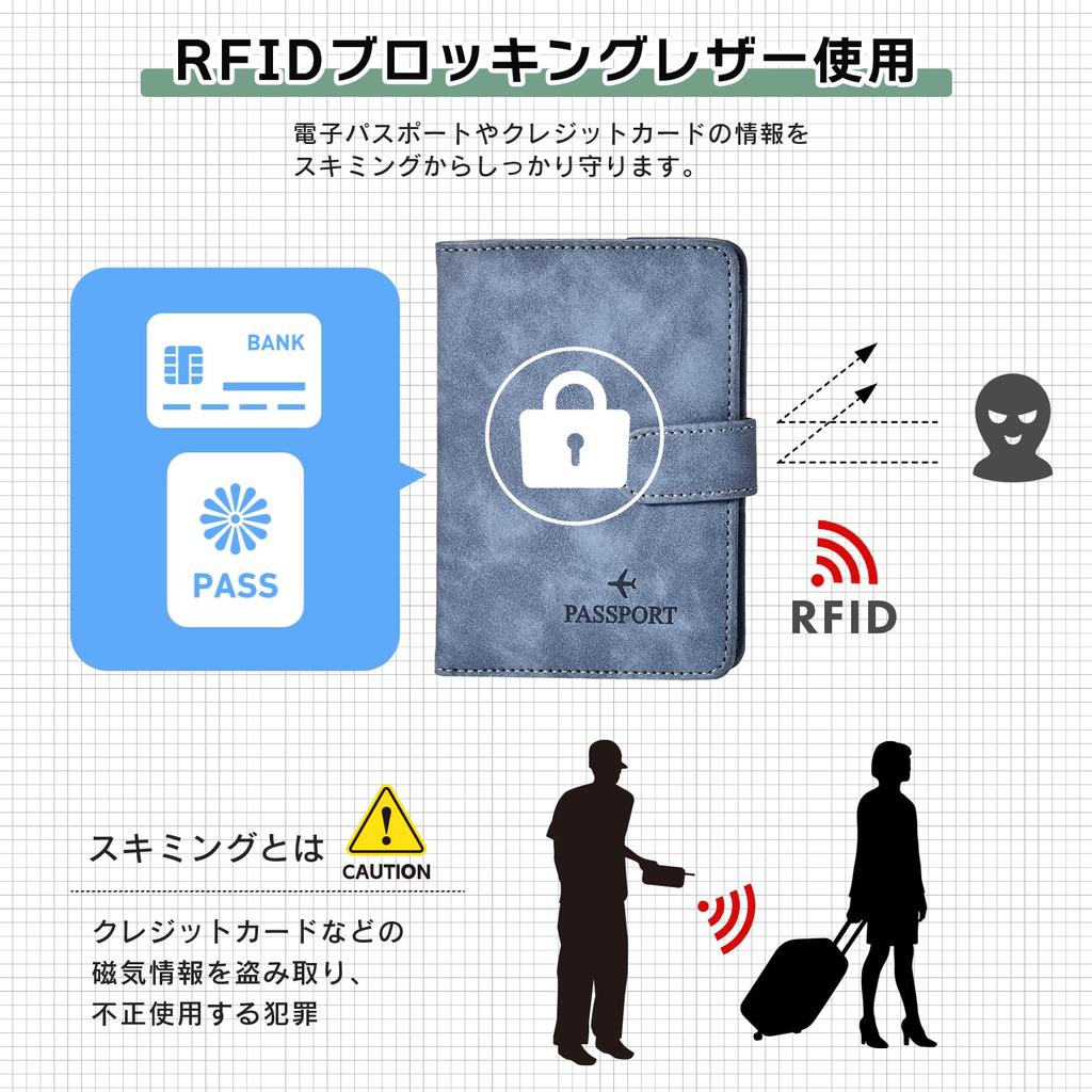 Паспорт Паспорт Электромагнитная волна Безопасность Паспорт Заграничная поездка [Jecca] Чехол, Защита от считывания, Обложка, Блокировка, Чехол, Держатель, Защита от кражи,