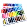 39Pcs Sewing Thread Mixed Colors Convenient Polyester Yarn Sturdy Stitching Thread for Home