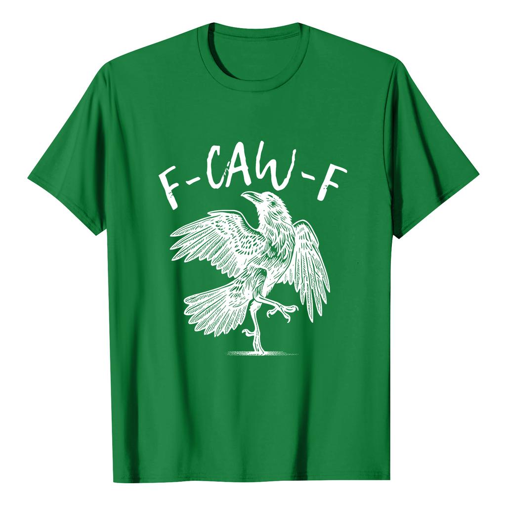 F-CAW-F Women's Casual Letter Print Short-sleeved Top T-shirt