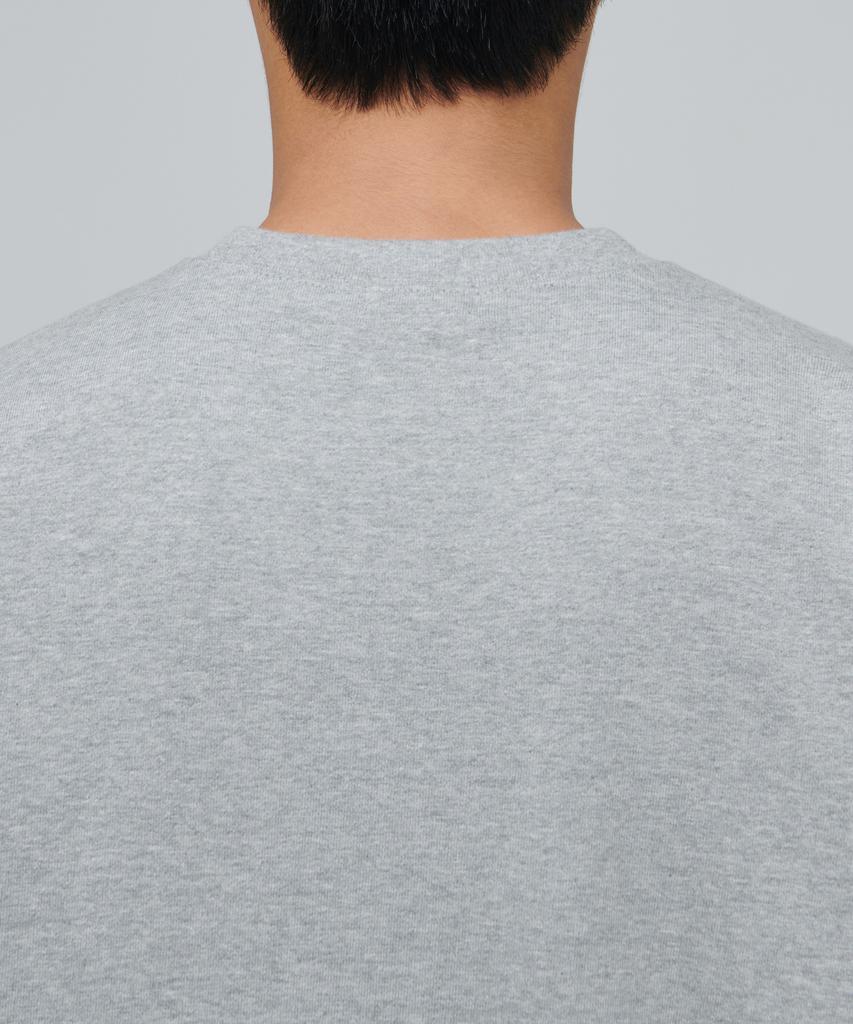 MUSINSA STANDARD Heavyweight Oversized Sweatshirt [Medium Grey]