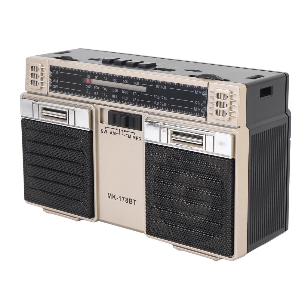 Портативное AM FM SW радио с Bluetooth динамиком перезаряжаемое полнодиапазонное портативное радио для дома