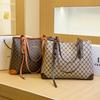 New Fashionable Large-capacity Tote Bag Simple Women's Handbag Casual Retro Printed Shoulder Women's Bag Bag
