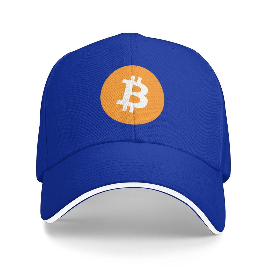 Unisex Baseball Hats Bitcoin Icon Cryptocurrency Art Outdoor Streetwear Summer Sports Baseball Caps Hip Hop Cap Casquette Hats