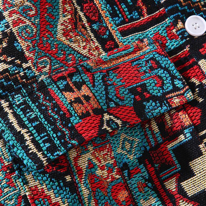 4XL-11XL Мужская куртка больших размеров Весна и осень Мужская однобортная куртка с лацканами и длинными рукавами в этническом стиле