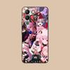 Матовый чехол для мобильного телефона из ТПУ с принтом Holo Mori Calliope для VIVO V60 V50 V40 V30 V29 V27 V25 V23 Pro Lite 5G Цветная защитная крышка