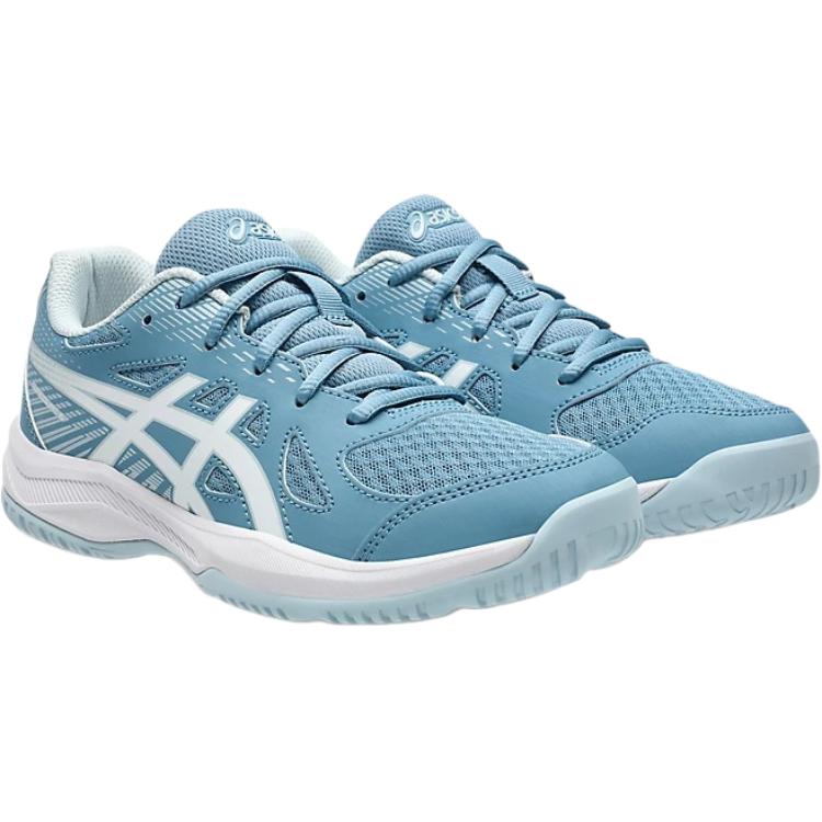 Asics Upcourt 6 Школьные Удобные Прочные Низкие Тренировочные Кроссовки Детские Кроссовки Синий 1074A045-403