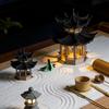 Павильон-башня Восьмиугольная беседка с двойным слоем: 3D-печатное украшение-скала для мини-ландшафтного акватеррариума