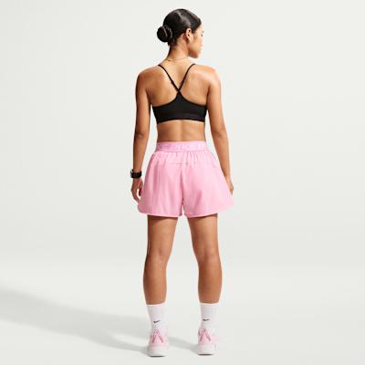 Женские шорты Nike Pro Спортивные шорты женские Rise Розовый/Белый